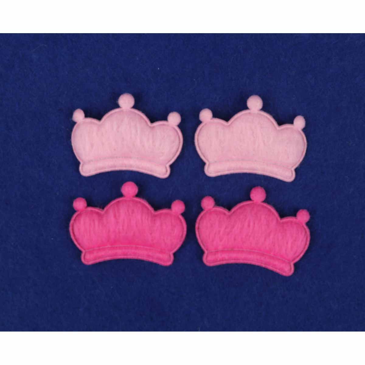 200 Furry Crown 1 1/8″-Pink/Hot Pink