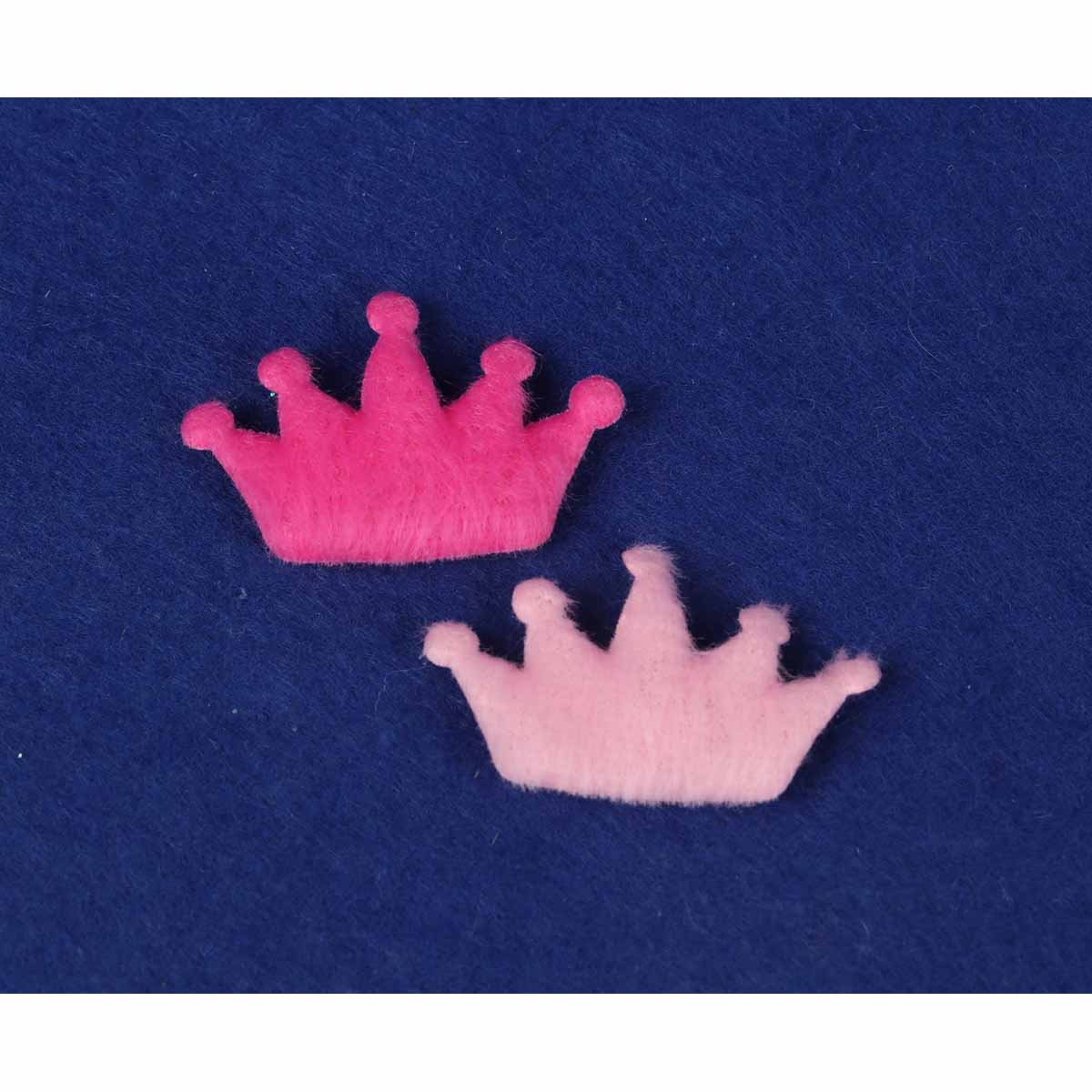 200 Furry Crown 1.25″-Pink/Hot Pink