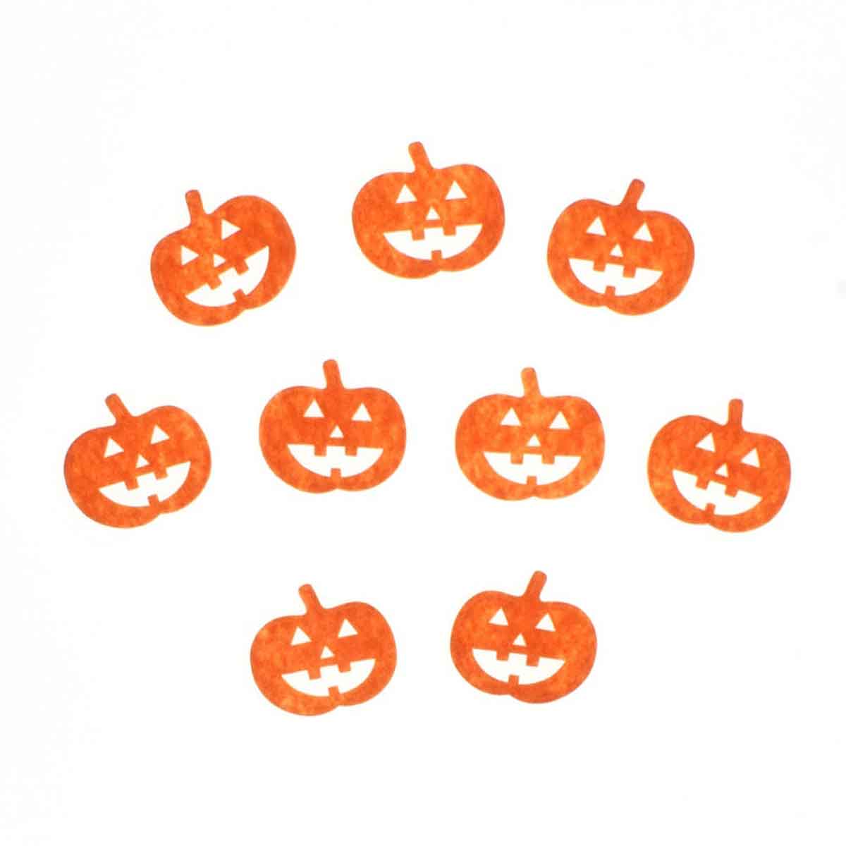 200pcs Felt Pumpkin Halloween 1″-Orange