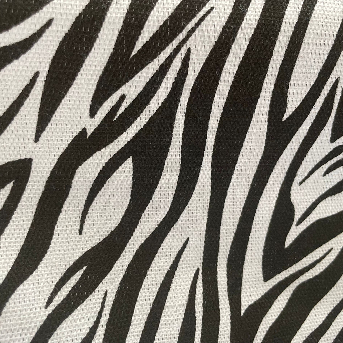Zebra Canvas Fabric