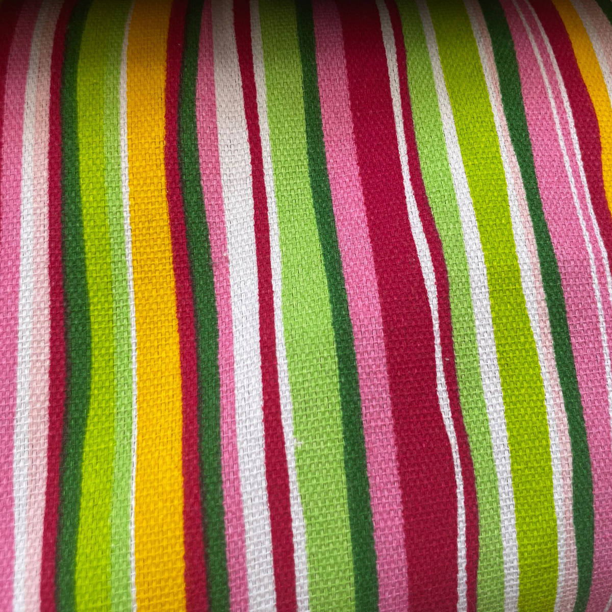 Colorful Stripe Canvas Fabric