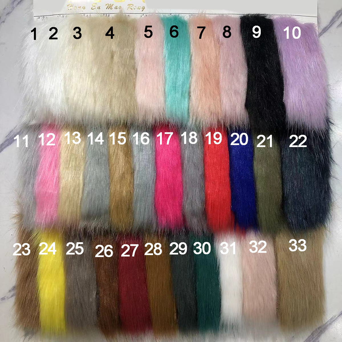 Long Pile Fur Fabric -U PICK